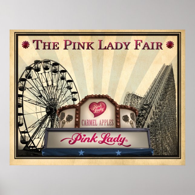 Poster Le salon Pink Lady® (Devant)
