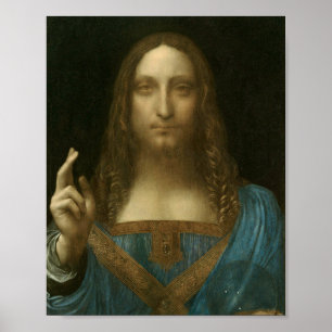 Poster Le Salvator Mundi de Léonard de Vinci