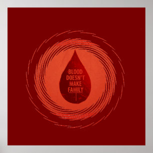 Poster Le sang ne fait pas la famille