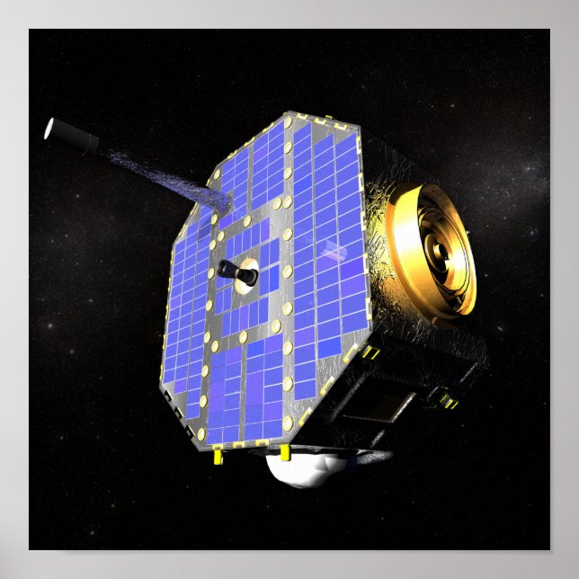 Poster Le satellite Interstellar Boundary Explorer (Devant)
