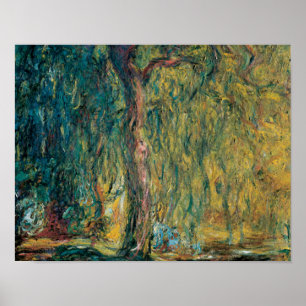 Poster Le Saule Pleureur de Claude Monet