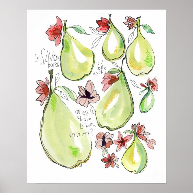 Poster Le Savon Poire (Devant)