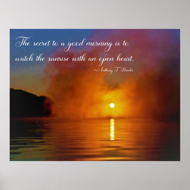 Poster Le secret d'un bon matin sur l'Ohio (Devant)
