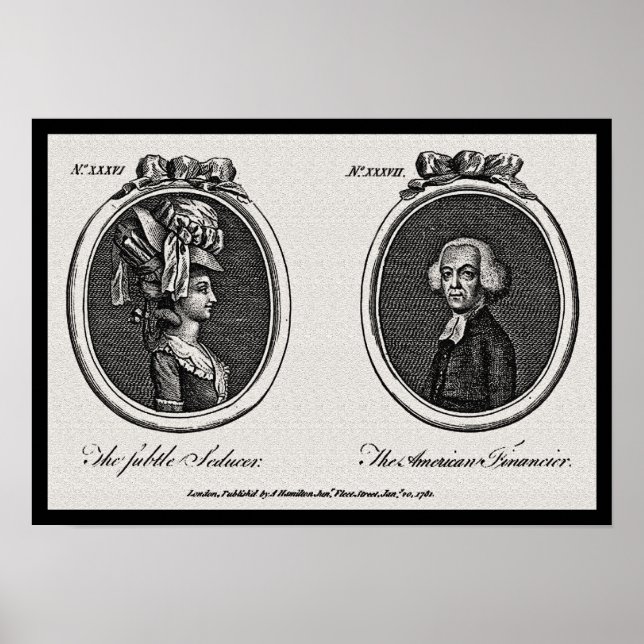 Poster Le séducteur et le financier (Devant)