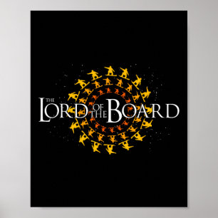 Poster Le Seigneur de la Planche Cadeau Drôle de Ski Snow