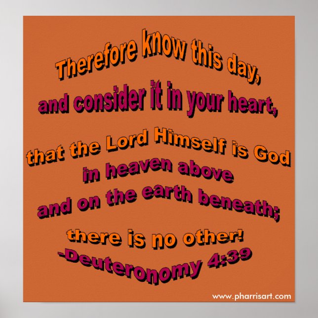 Poster Le Seigneur est l'affiche de Dieu (Devant)