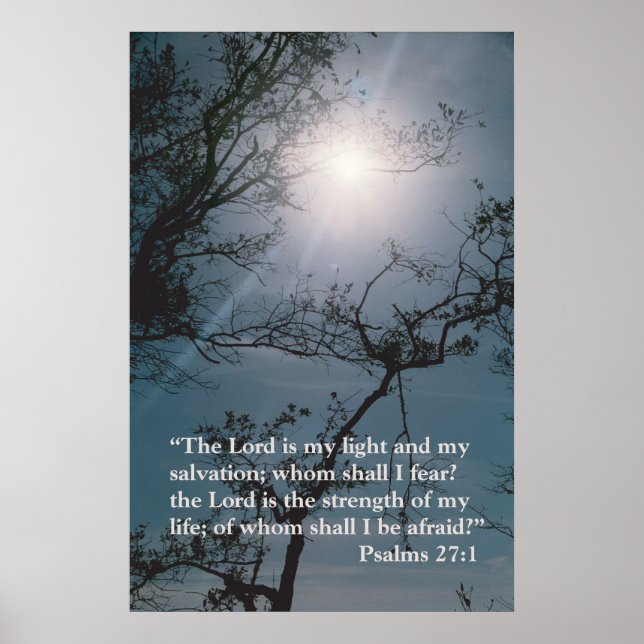 Poster Le Seigneur est ma lumière (Devant)