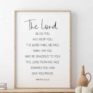 Poster Le Seigneur Vous Bénit Et Vous Garde, Numéros 6: