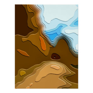 POSTER LE SENTIER MONTAGNEL
