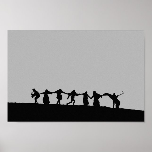 Poster Le septième sceau d'Ingmar Bergman (Devant)