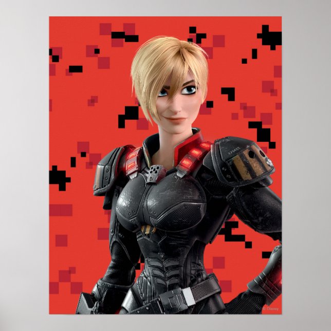 Poster Le sergent Tammy Calhoun avec la main sur la hanch (Devant)