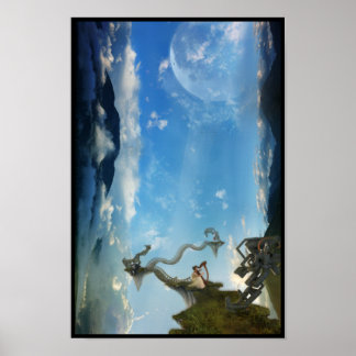 Poster le serpent et la lune