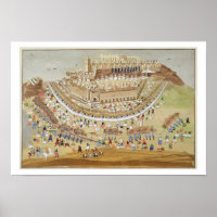 Le siège d'Athènes en 1827, du Pictorial Hi