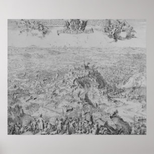 Poster Le siège de Namur, 1695