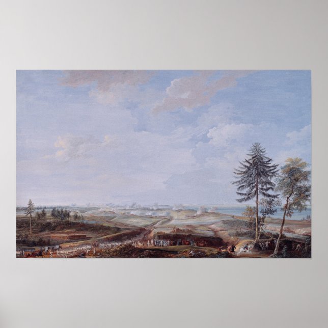 Poster Le siège de Yorktown en 1781, 1784 (Devant)