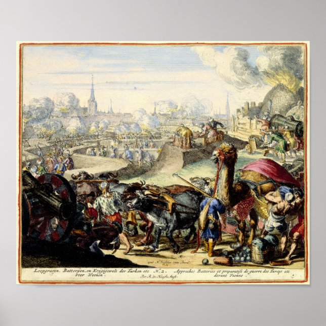 Poster Le siège turc de Vienne 1683 (Devant)