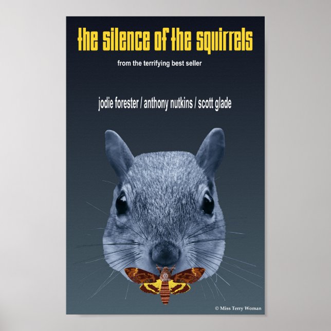 Poster Le silence des écureuils - une parodie (Devant)