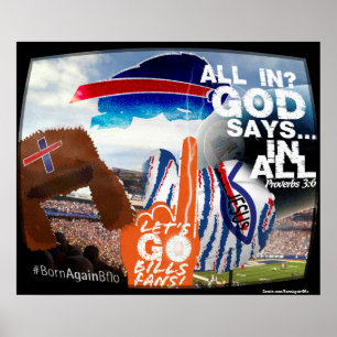 Poster Le slogan le plus récent demande aux fans : ALL IN