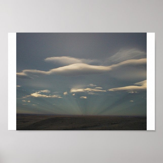 Poster Le soleil brille à travers (Devant)