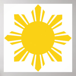 Poster le soleil cultivé par Philippines, Philippines