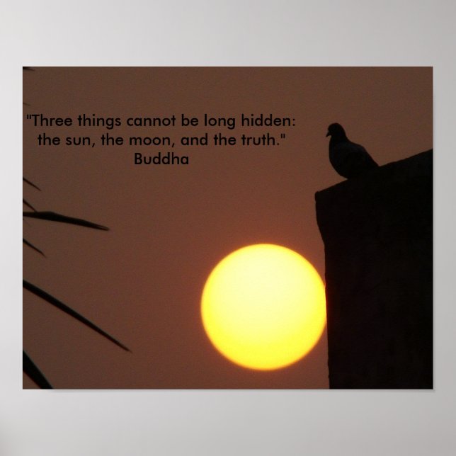 Poster Le soleil levant (Devant)