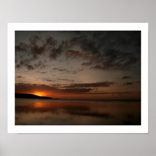 Poster Le soleil se couche sur Guam