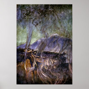 Poster Le sommeil de Brunhilde