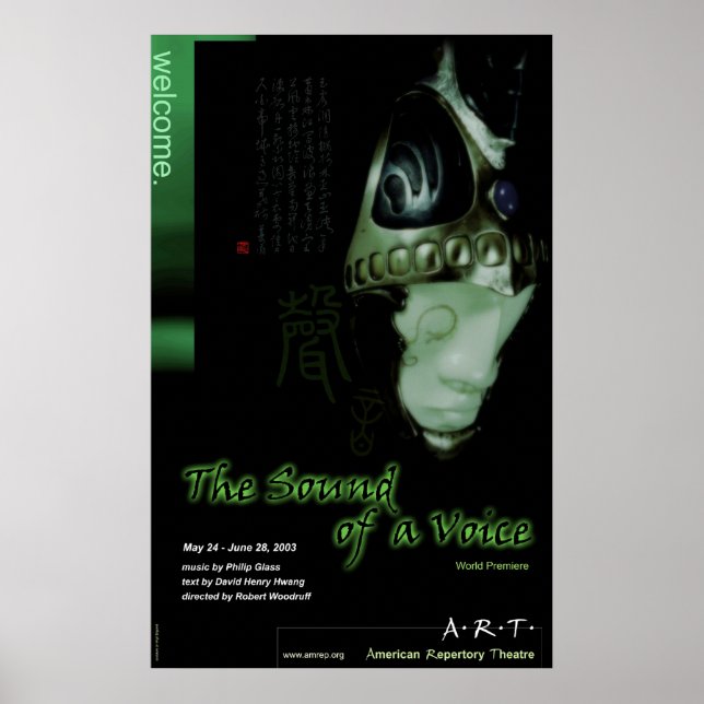Poster Le son d'une voix (Devant)
