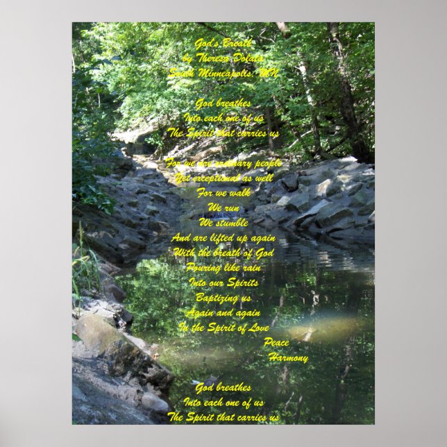 Poster Le souffle de Dieu (Devant)