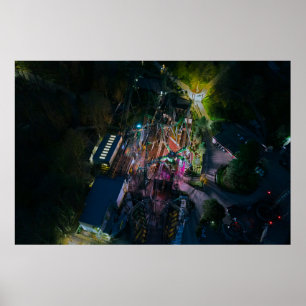 Poster Le Sourire Au Drone De Nuit   Alton Towers Resort