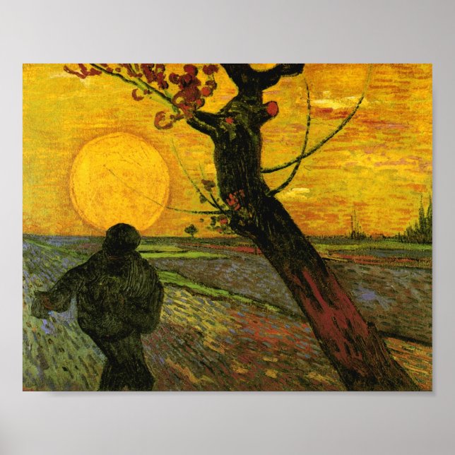 Poster Le Sower (F450) Van Gogh Fine Art (Devant)