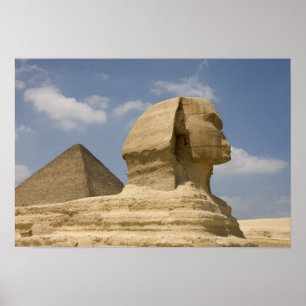 Poster Le Sphinx, Giza, Al Jizah, Egypte