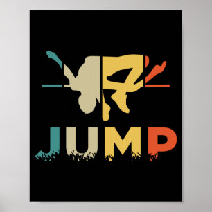 Poster Le sport de saut haut