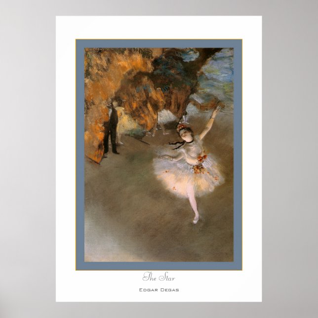 Poster Le Star~ Edgar Degas (Devant)