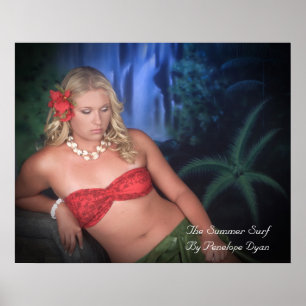 Poster "Le Surf d'été"