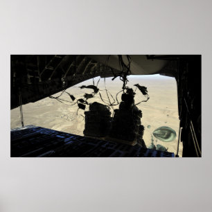 Poster Le système de livraison de récipient empaquette la