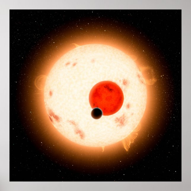 Poster Le système Kepler-16. (Devant)