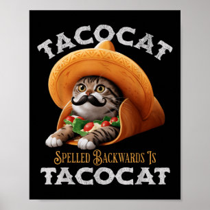 Poster Le Tacocat Arrimé À L'Arrière Est Tacocat Mexicain