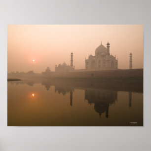 Poster Le Taj Mahal, Âgrâ, Inde