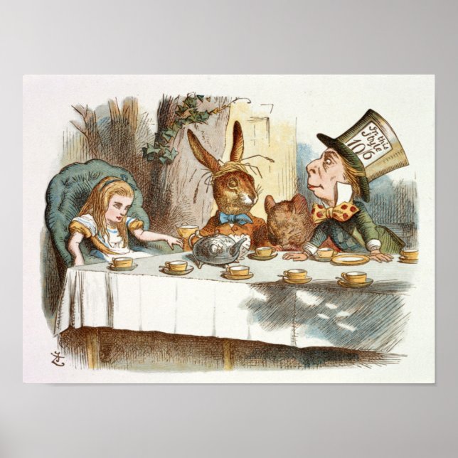 Poster Le Tea Party d'Alice (Devant)