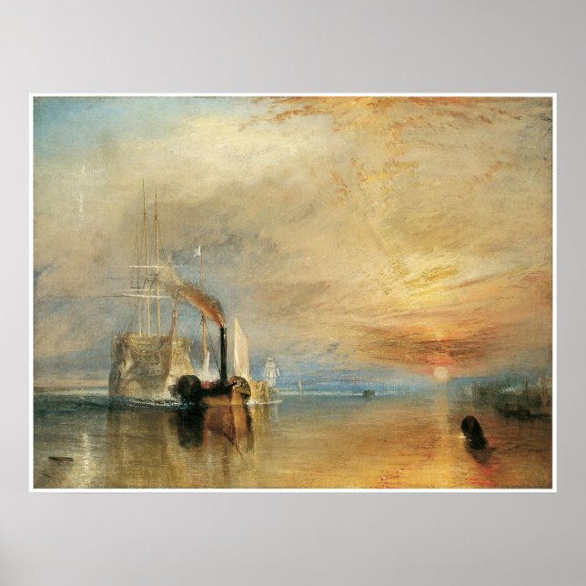 Poster Le Temeraire J.M.W. Turner (Devant)