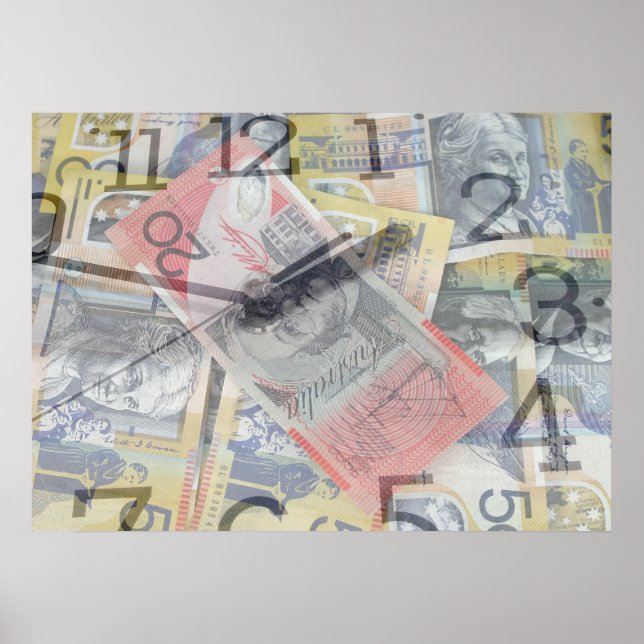 Poster Le temps est l'argent (Devant)