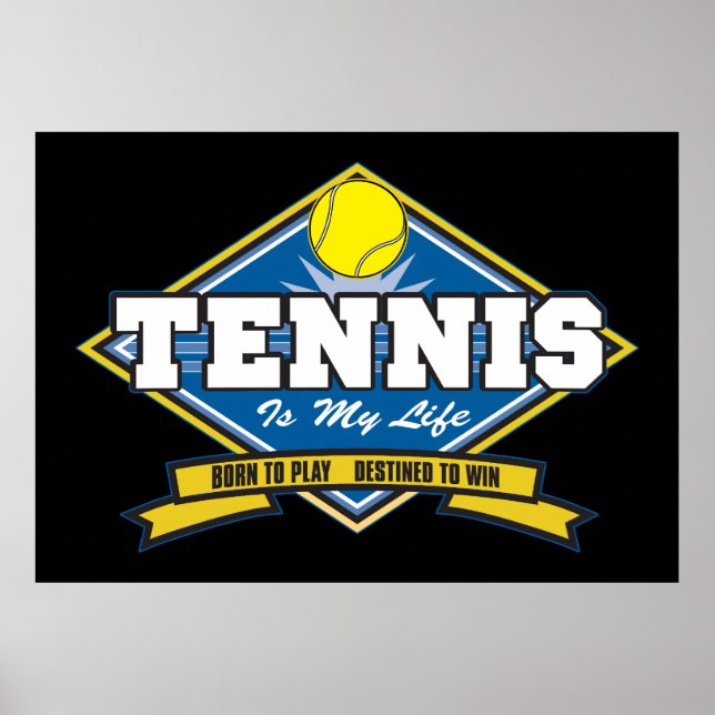 Poster Le tennis est ma vie (Devant)