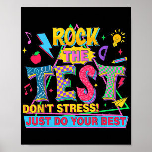 Poster Le test ne stresse pas le test de motivation de l'