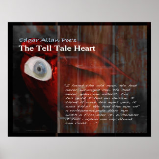 Poster Le texte de Tell Tale Heart