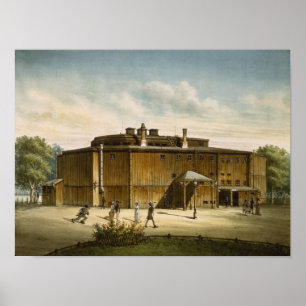 Poster Le théâtre à Dresde