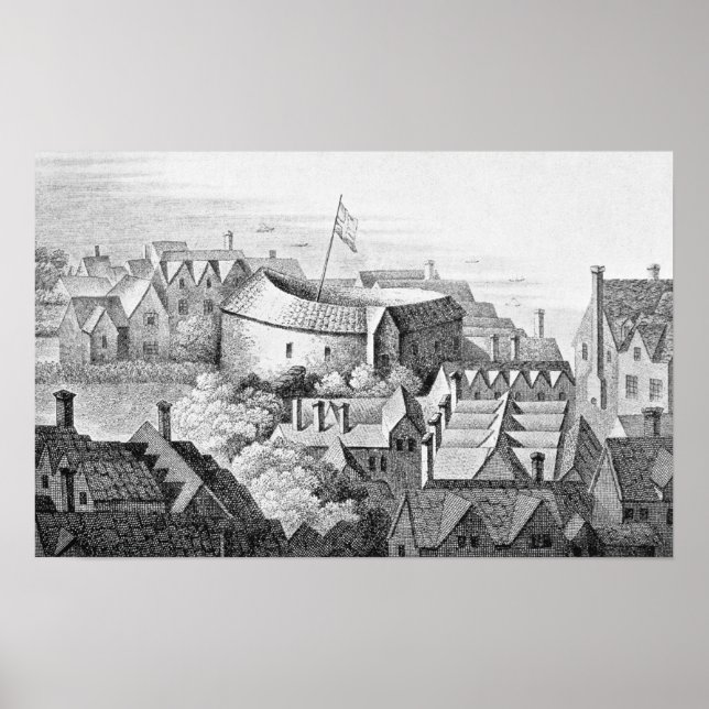 Poster Le Théâtre du Premier Globe ou le Théâtre Rose (Devant)