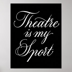 Poster Le Théâtre Est Mon Sport
