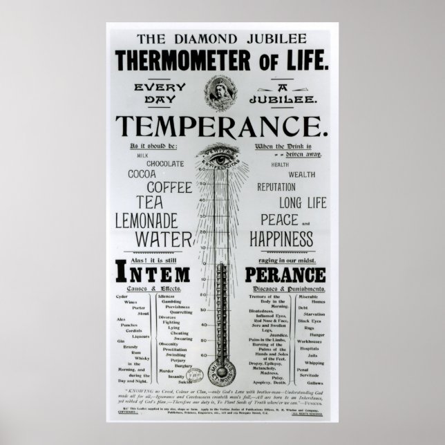 Poster Le thermomètre du Jubilé de Diamant (Devant)