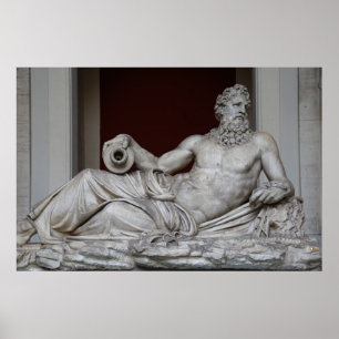 Poster Le Tibre de Dieu dans le Musée du Vatican